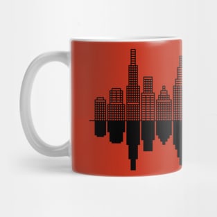 A city skyline + a tree Mug